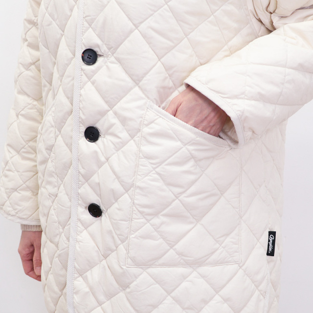 Gymphlex ジムフレックス GY-A0056 NYM キルトダウンノーカラーコート