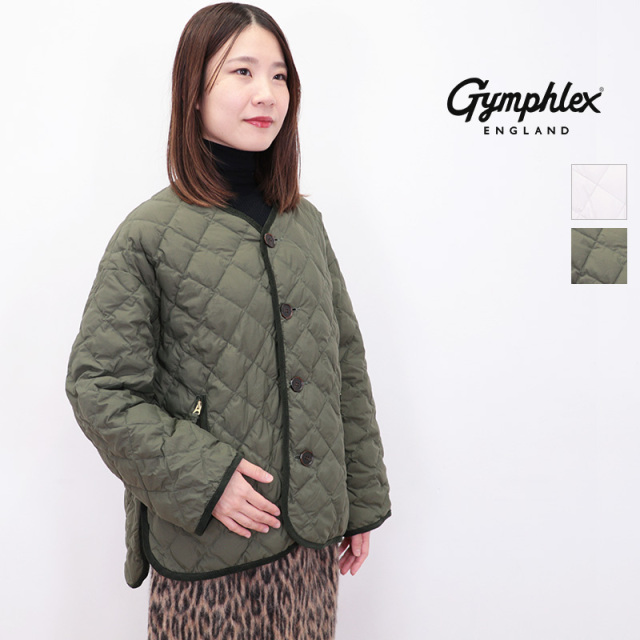 Gymphlex ジムフレックス GY-A0431 NYM キルトダウン ノーカラー 