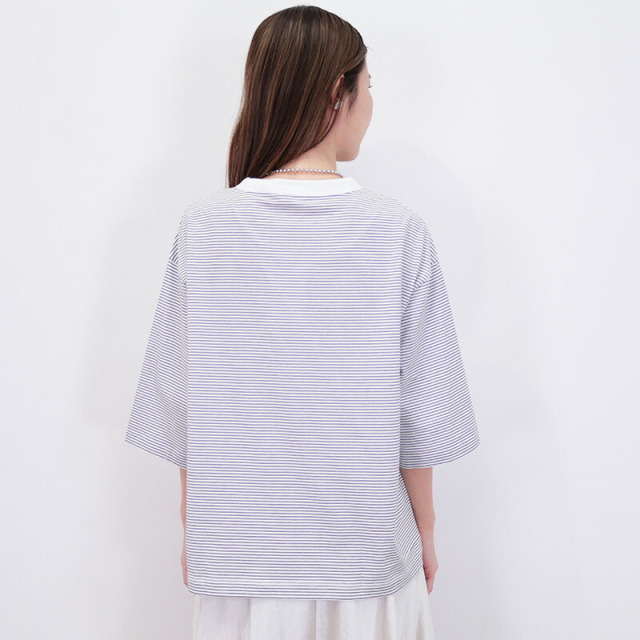 極美品]ハンドバーク七分袖Tシャツ