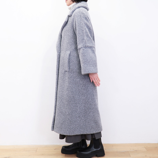 正規品】HERNO ヘルノ CA000583D エコファーコート MELANGE TEDDY