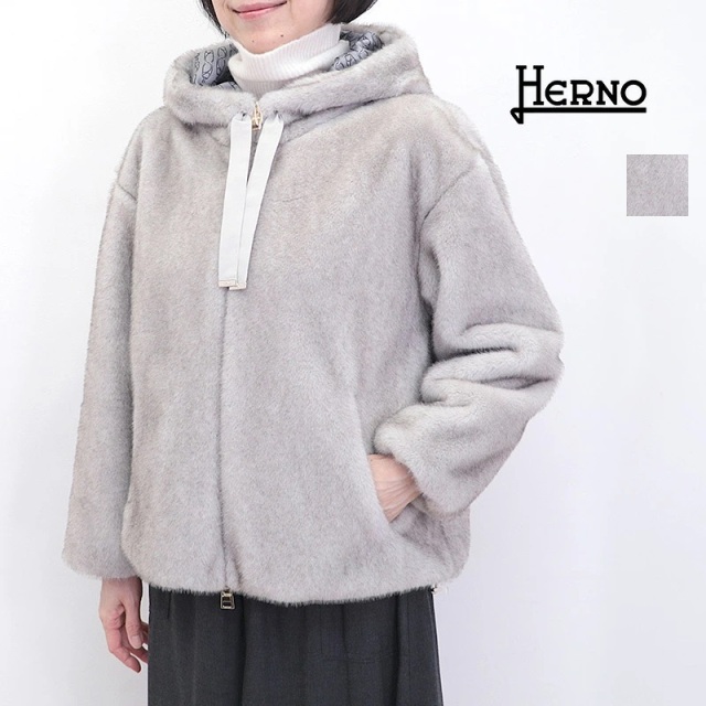 HERNO ヘルノ GI000318D エコファーブルゾン フーディーパーカー   | アウター 秋冬
