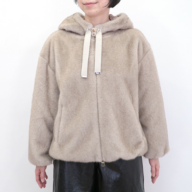 HERNO ヘルノ GI000318D エコファーブルゾン フーディーパーカー