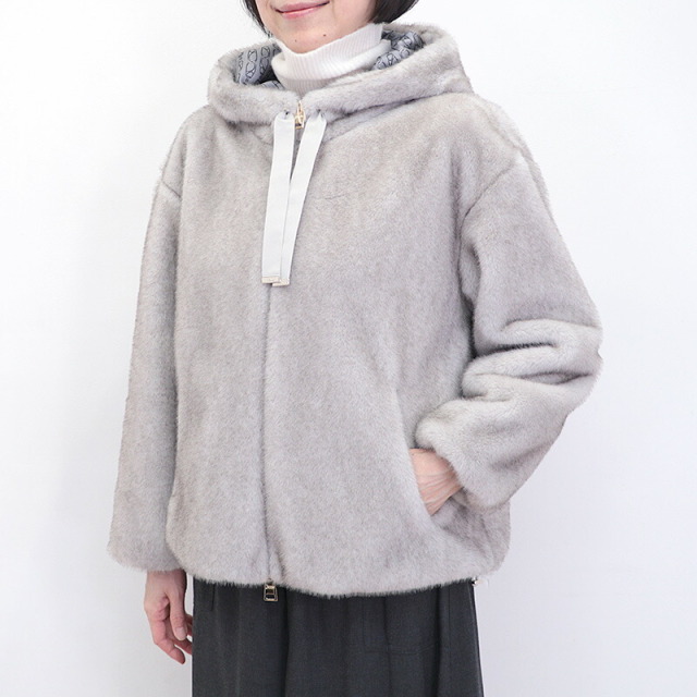 HERNO ヘルノ GI000318D エコファーブルゾン フーディーパーカー