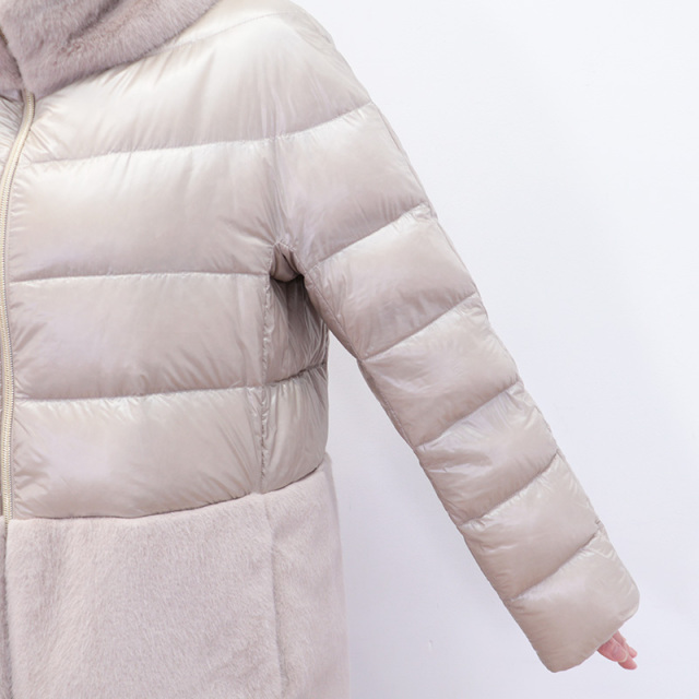 正規品】HERNO ヘルノ PI001933D シャイニーナイロン エコファー