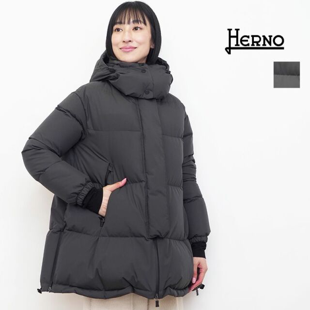 10/30販売開始 【正規品】HERNO ヘルノ PI128DL ラミナー  ゴアテックスインフィニウム ミドルダウンジャケット ロング  GORE-TEX Laminar | 23AW アウター 秋冬