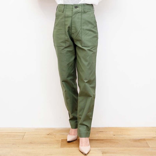 【40%OFF】0サイズ KHA:KI カーキ ミッドライズテーパード ミリタリーパンツ MIL19HPT3201 MIDRISE TAPERD  FATIGUE khaki kahki カーゴパンツ ベイカーパンツ | 23SS ボトムス 春夏