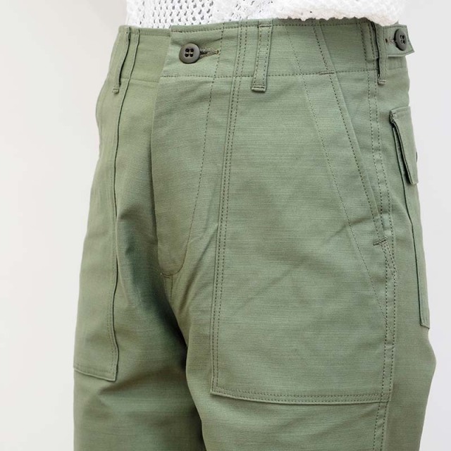 【40%OFF】0サイズ KHA:KI カーキ ミッドライズテーパード ミリタリーパンツ MIL19HPT3201 MIDRISE TAPERD  FATIGUE khaki kahki カーゴパンツ ベイカーパンツ | 23SS ボトムス 春夏