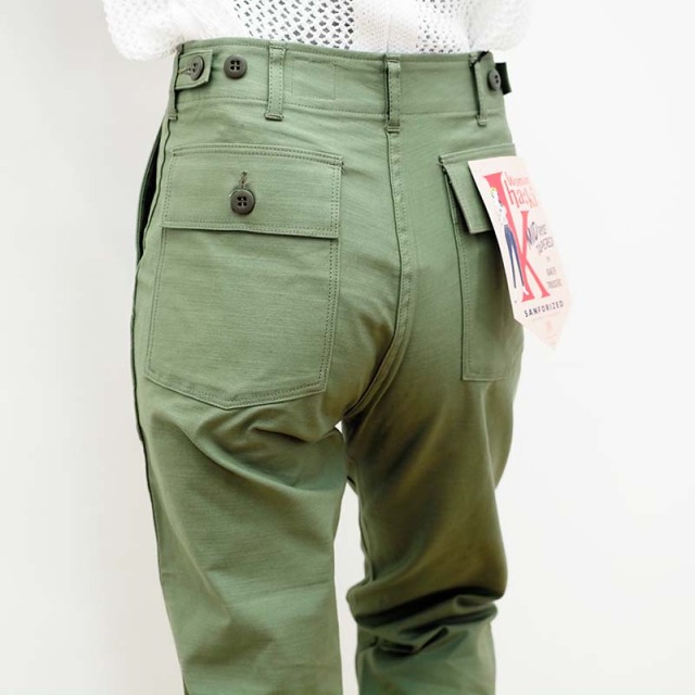 【40%OFF】0サイズ KHA:KI カーキ ミッドライズテーパード ミリタリーパンツ MIL19HPT3201 MIDRISE TAPERD  FATIGUE khaki kahki カーゴパンツ ベイカーパンツ | 23SS ボトムス 春夏