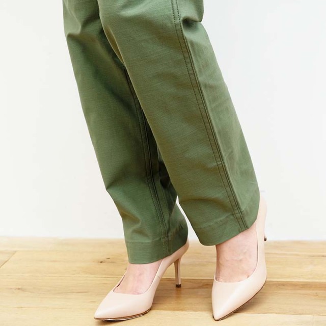 【40%OFF】0サイズ KHA:KI カーキ ミッドライズテーパード ミリタリーパンツ MIL19HPT3201 MIDRISE TAPERD  FATIGUE khaki kahki カーゴパンツ ベイカーパンツ | 23SS ボトムス 春夏