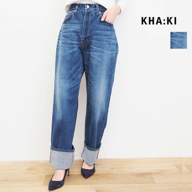 KHA:KI カーキ ハイライズストレートデニムパンツ MIL22HPT3102