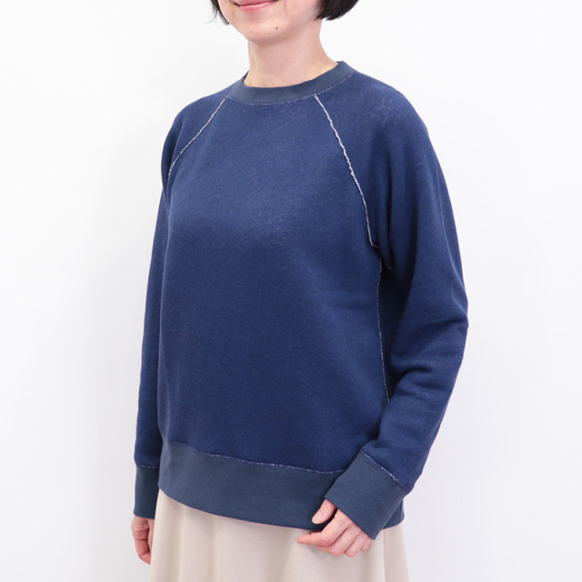 kitt キット 424-c01 クルーネックコットンスウェットプルオーバー 裏