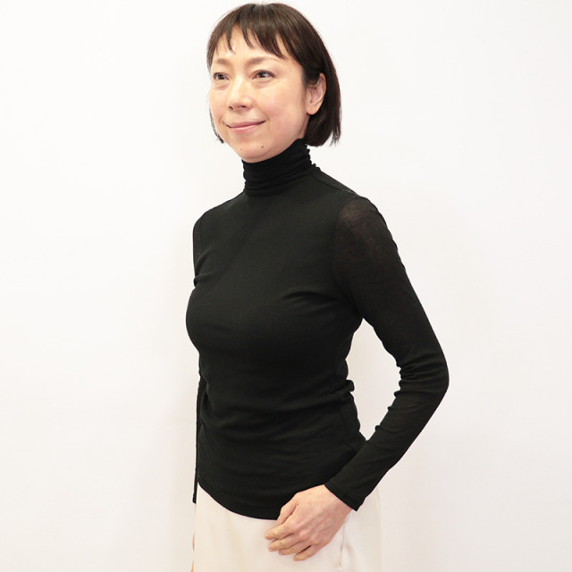 再入荷】KOFTA コフタ 572181 コットンシフォン タートルネック