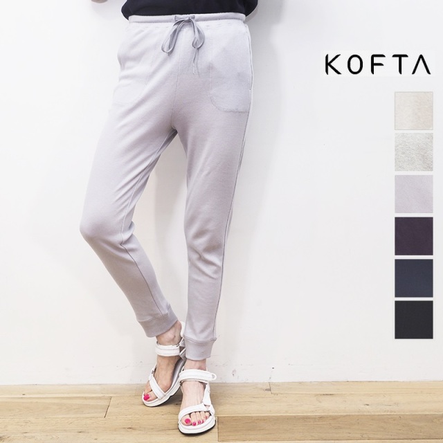 2 5販売開始 21ss新作 アプト別注 Kofta コフタ スポンディッシュコットン ジョガーパンツ 21ss ボトムス 春夏