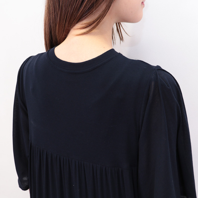 ☆KOFTA ☆ コットンシフォン フレアスリーブティアード ワンピース 半袖 KOFTA コフタ 572960 コットンシフォン フリルスリーブ