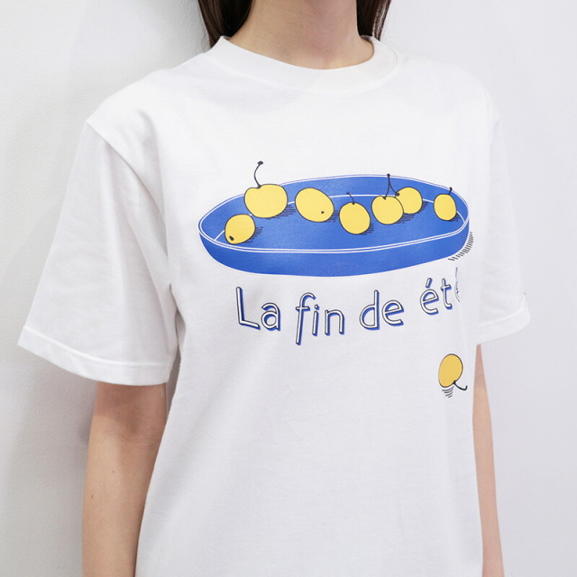 LA VIE ELU ノベルティTシャツ 半袖 LA VIE EST AVENTURE ラヴィエアバンチュール LA FIN DE ETE プリントT