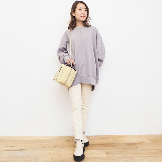 Le pivot ルピボット 1153 裏毛BIGクルーネックスウェットプルオーバー