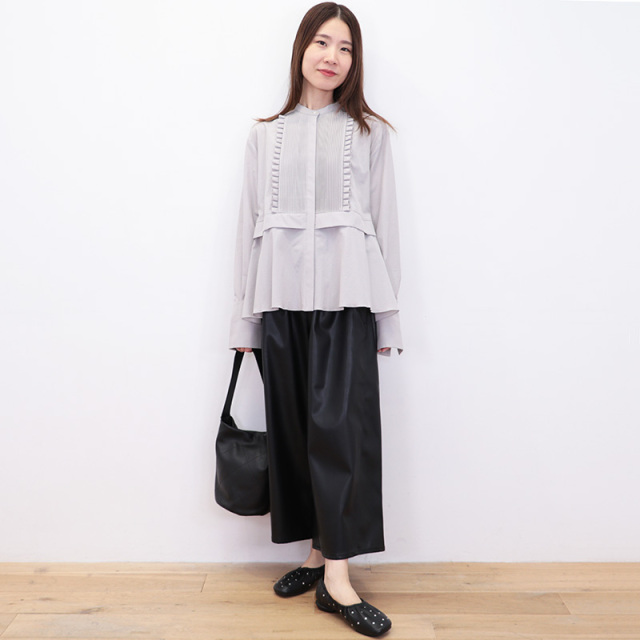 Le pivot ルピボット 4483 レザーワイドパンツ エコレザーパンツ