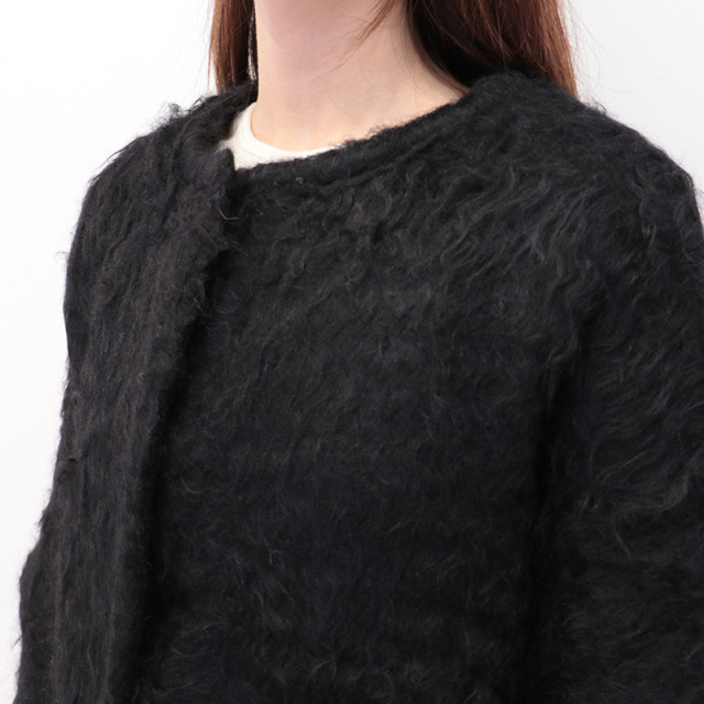 Le pivot ルピボット 4836 リング起毛ブルゾン カーディガン ファー