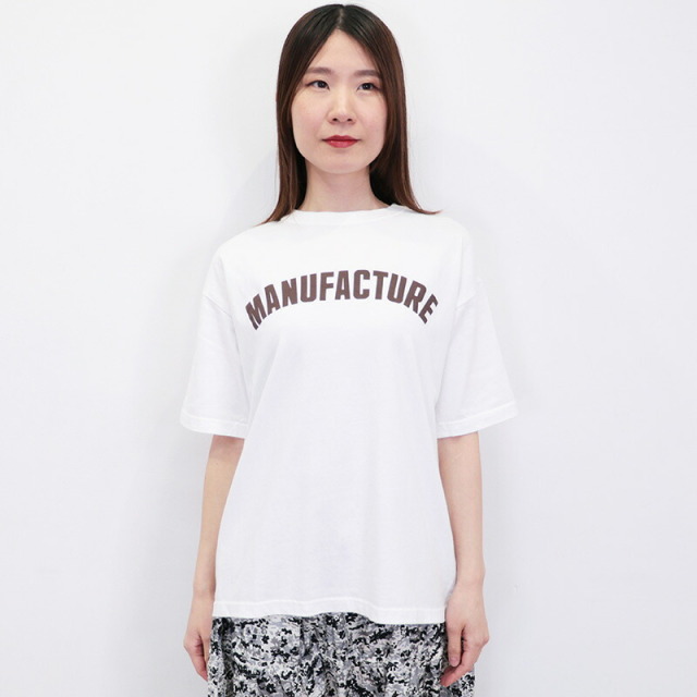 新品　Le pivot トップス カットソー Tシャツ Le pivot ルピボット 5100 プリントTシャツ MANUFACTURE ロゴT | 25SS