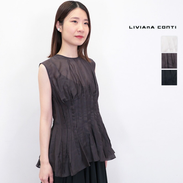 LIVIANA CONTI リビアナコンティ 25S-L5SN56 シルク混