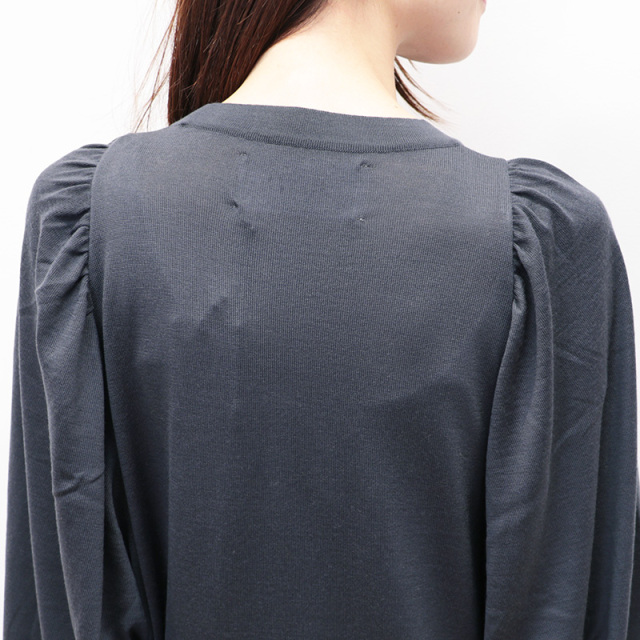 LOWER ローヴァ― LW-47 18G パフスリーブニットワンピース