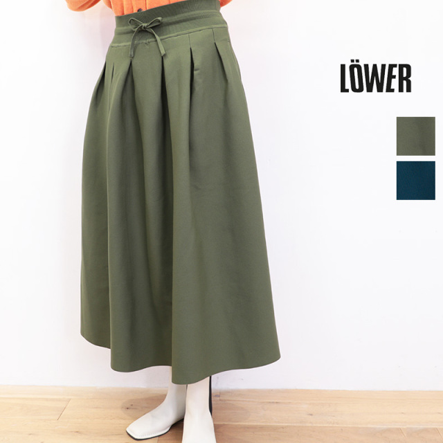 【期間限定】LOWER ローヴァ― LW-58 ミラノリブニットスカート 18G milan ribs Skirts  ローバー | 秋冬 ボトムス 25AW