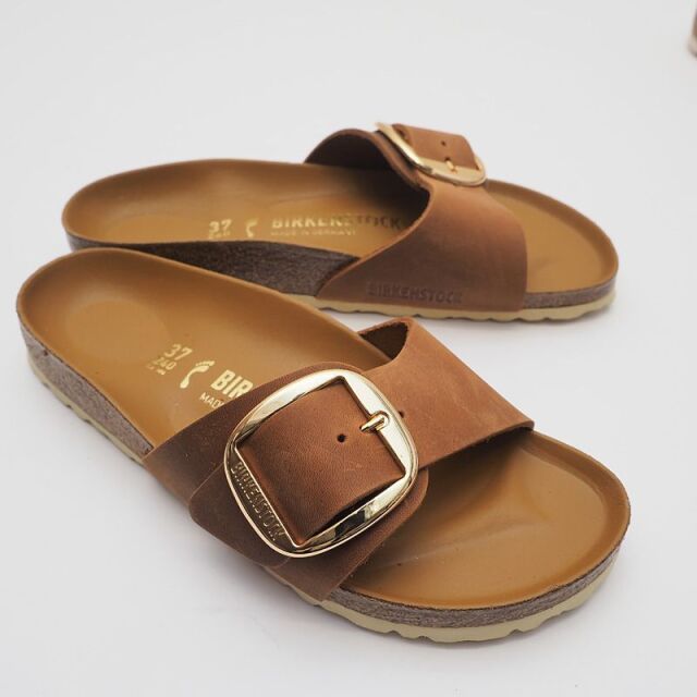 Birkenstock ビルケンシュトック オイルドレザー マドリッドビッグバックル フラットサンダル Madrid Big Buckle ss シューズ 春夏