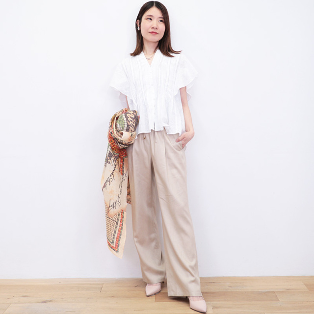 定価19000円　未使用⭐️マニプリ　シルク　スカーフ　大判　気球　青 La Totalite｜【manipuri/マニプリ】シルクスカーフ 65*65