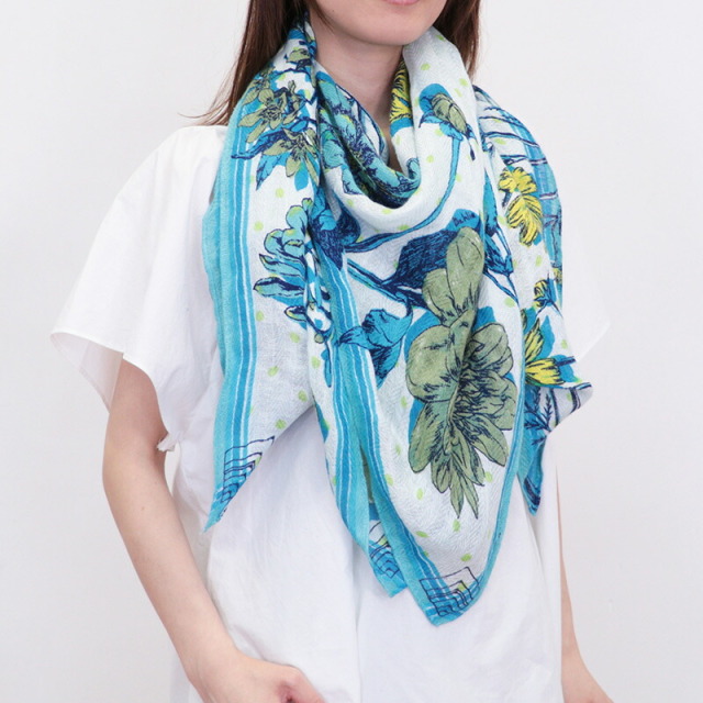 manipuri 花柄 大判スカーフ 楽天市場】マニプリ スカーフ 65x65 シルク manipuri | プリント
