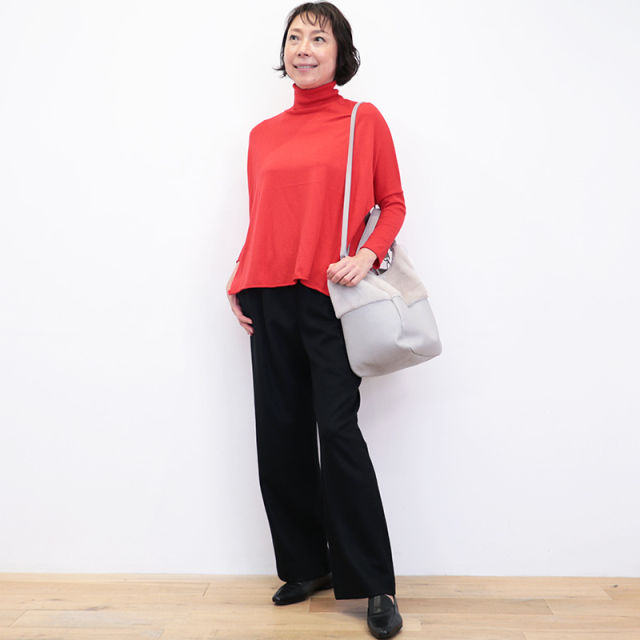 マルコメ Nature Pattern Jacquard Wide Leg Jeans-ネイチャーパターン