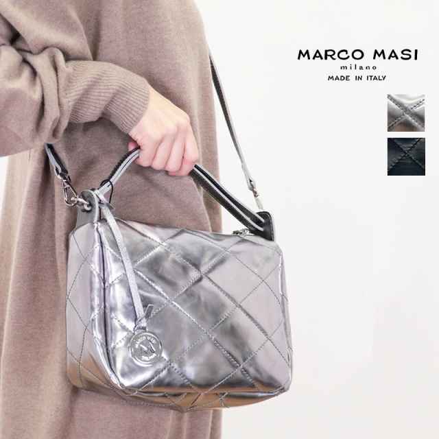 MARCO MASI マルコマージ 3403 ECOTRAPU 2WAY エコレザーキルティング  