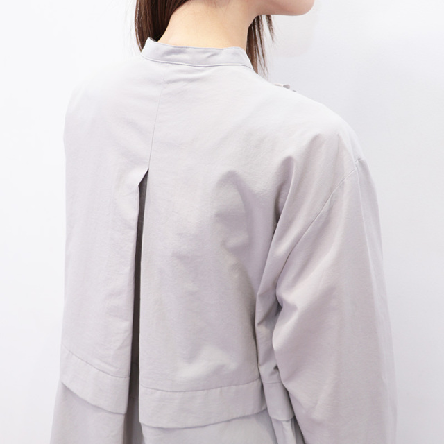 MARILYN MOON フリル付きホワイトチュニック MARILYN MOON】Modern tuck frill blouse_24012700