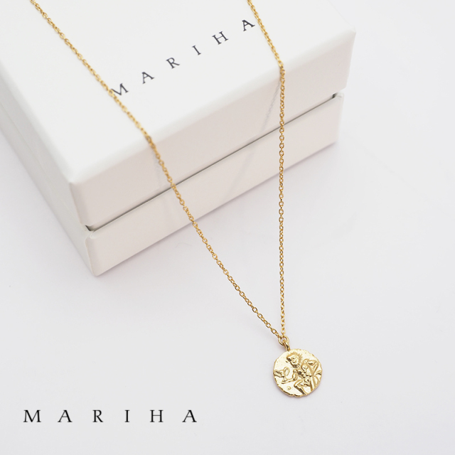MARIHA マリハ ネックレス ゼウス Ancient Memories Zeus Vase コインネックレス オーバル 40cm シルバー925/18金メッキ 1602202011　| アクセサリー 定番