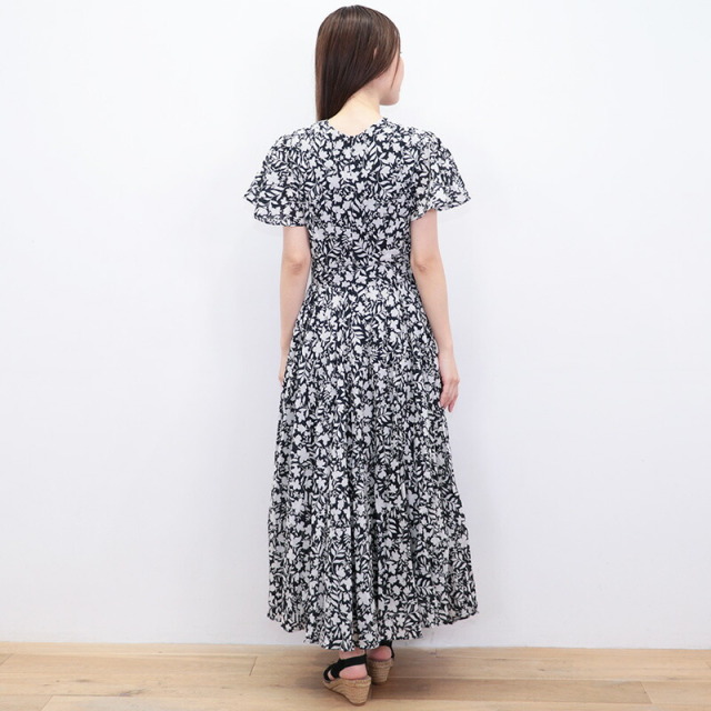 MARIHA (マリハ) カーキ フリルスリーブ マキシドレス Resort Dress(リゾートドレス)