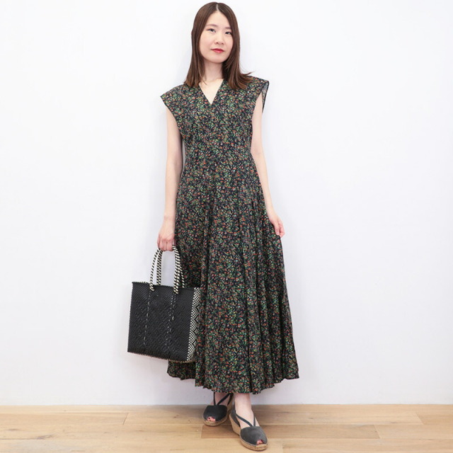 MARIHA マリハ 3211254128 夏の月のドレス Vネックフレンチ