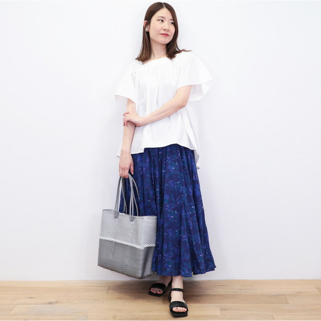 MARIHA マリハ 24SS 新品 月影のスカート ギャザー フレア ロング MARIHA マリハ 3212254103 月影のスカート フラワープリント