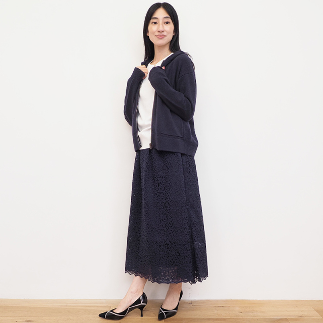 MARILYN MOON マリリンムーン 4233-004 ミラノリブリバーシブルレース  