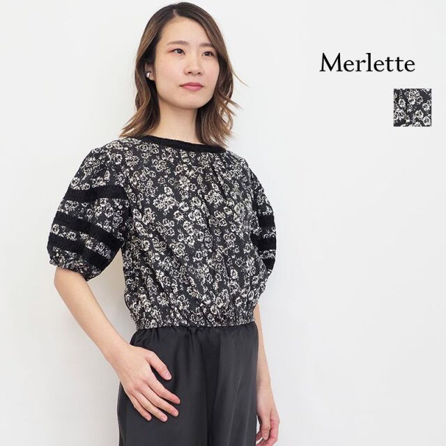Merlette マーレット 162N17LP MAGERE PRINT マヘレ フラワープリント 
