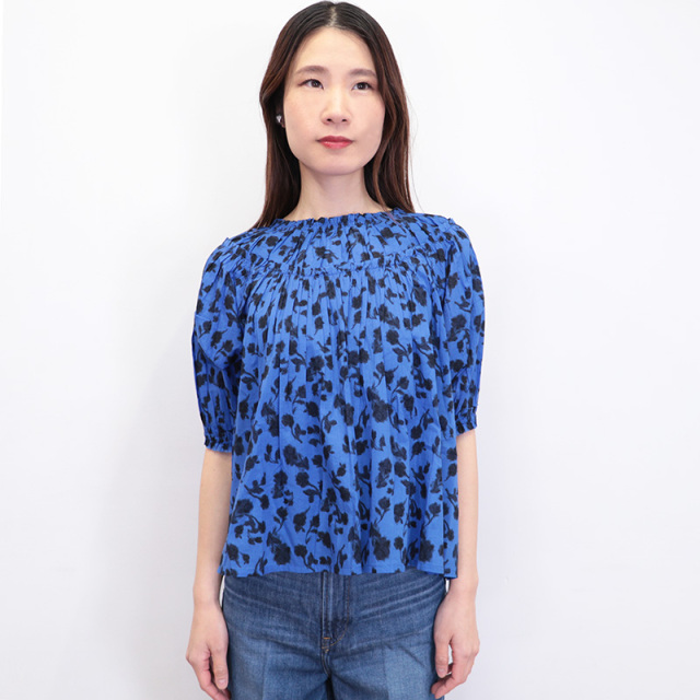 Merlette - Merlette/マーレット/ブラウス/ネイビー/綿 MERLETTE/マーレット】Scoop Neck Blouse（シャツ/ブラウス