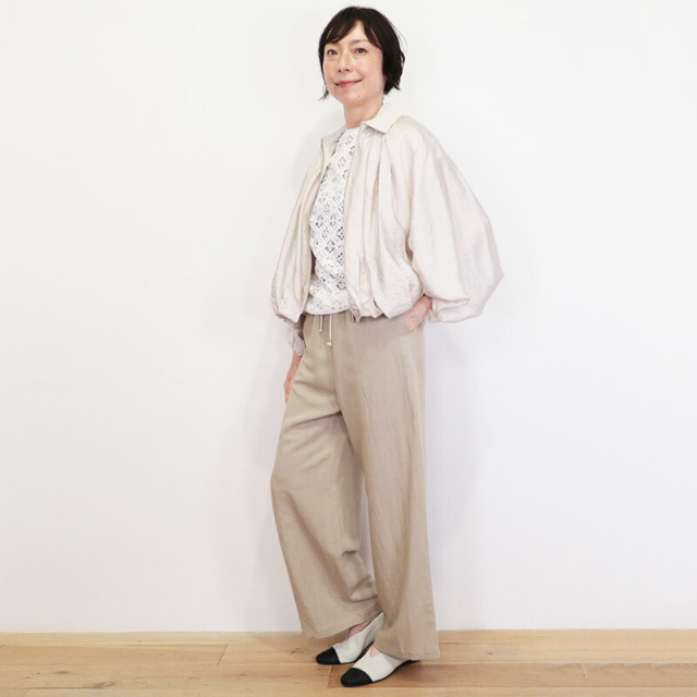 MEIMEI J メイメイジェイ 32656003 ドルマンスリーブ サテンタック