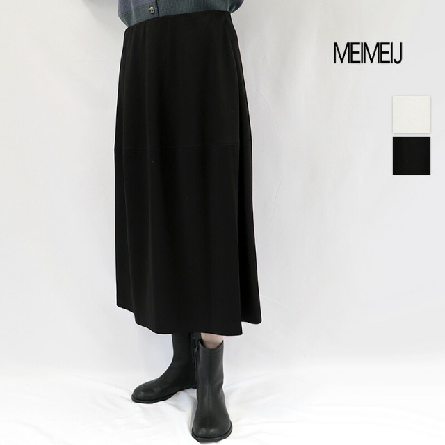 10/8販売開始 MEIMEI J メイメイジェイ 32664012 ポンチコクーンスカート フレアスカート ミドル丈 | 26AW ボトムス 秋冬