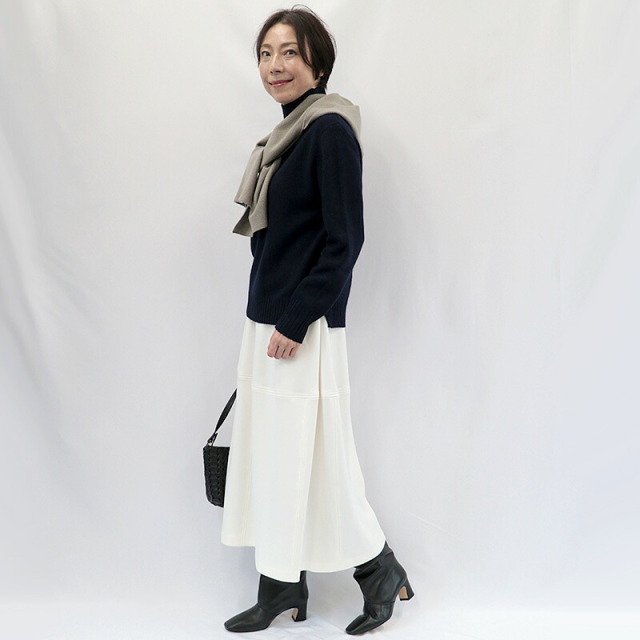 MEIMEI J メイメイジェイ 32664012 ポンチコクーンスカート フレア
