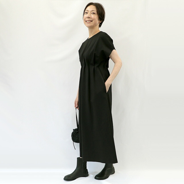 MEIMEI J メイメイジェイ 32668006 ハーフスリーブポンチワンピース