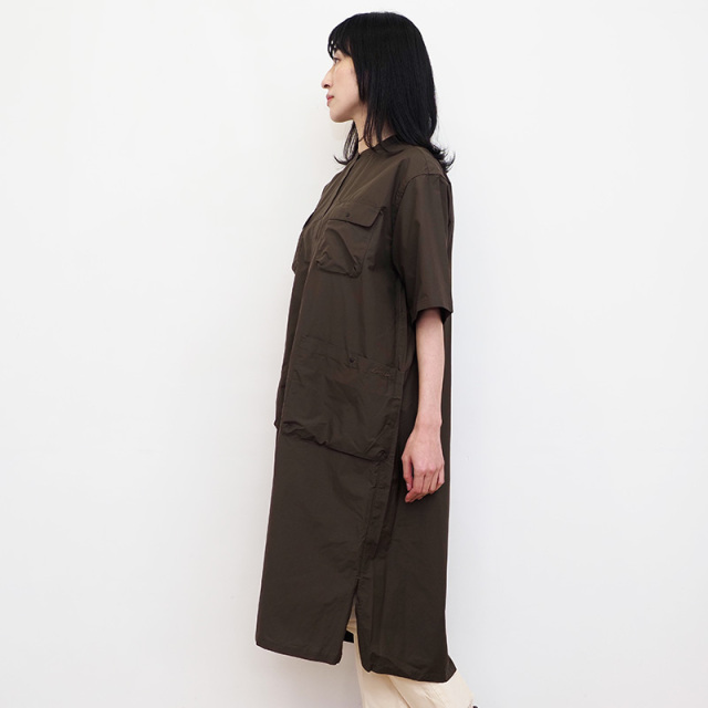 NANGA ナンガ キャンプシャツワンピース コットンナイロン リップストップ C/N RIPSTOP CAMP SHIRT DRESS | 春夏  23SS