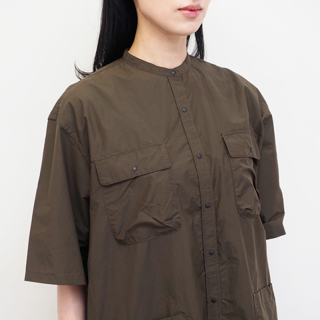 NANGA ナンガ キャンプシャツワンピース コットンナイロン リップストップ C/N RIPSTOP CAMP SHIRT DRESS | 春夏  23SS