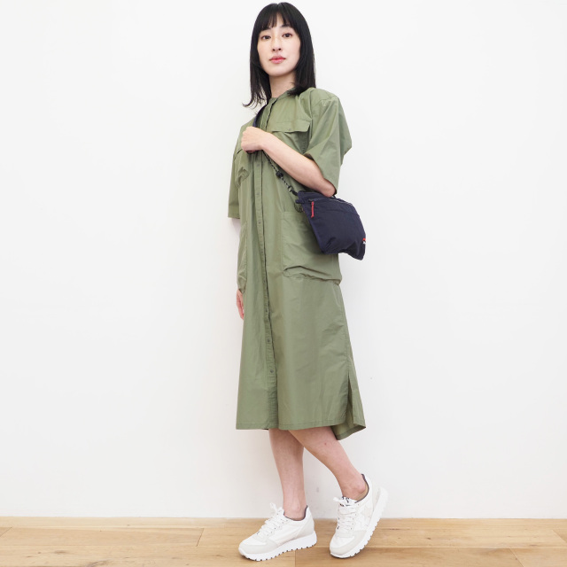 NANGA ナンガ キャンプシャツワンピース コットンナイロン リップストップ C/N RIPSTOP CAMP SHIRT DRESS | 春夏  23SS