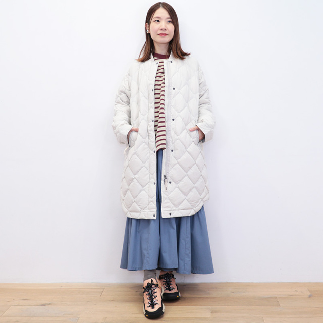 NANGA ナンガ ND2442-1C603-B リブカラー キルティングダウンコート