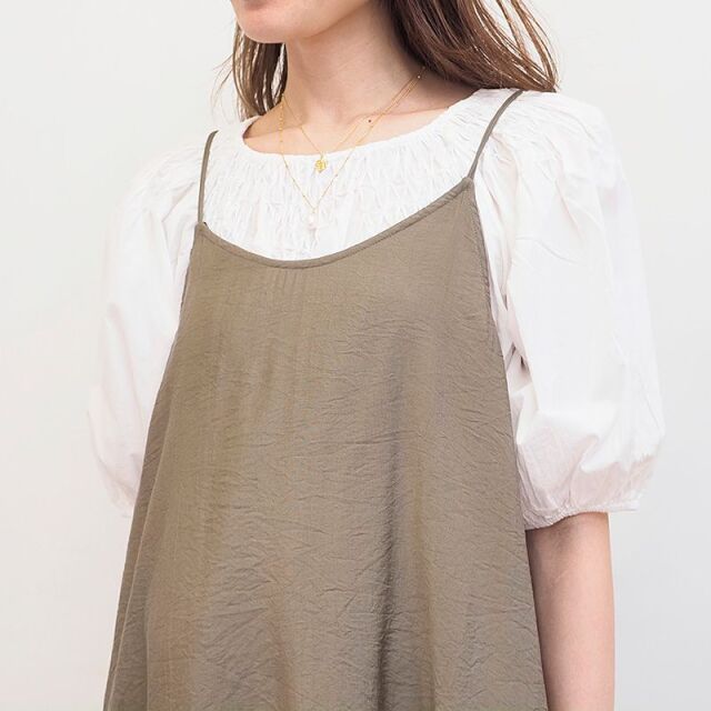 22ss新作 Normment ノーメント S22s 531 フレンチレーヨン ストリングワンピース キャミソールワンピース Frenchrayon Stringdres 22ss 春夏