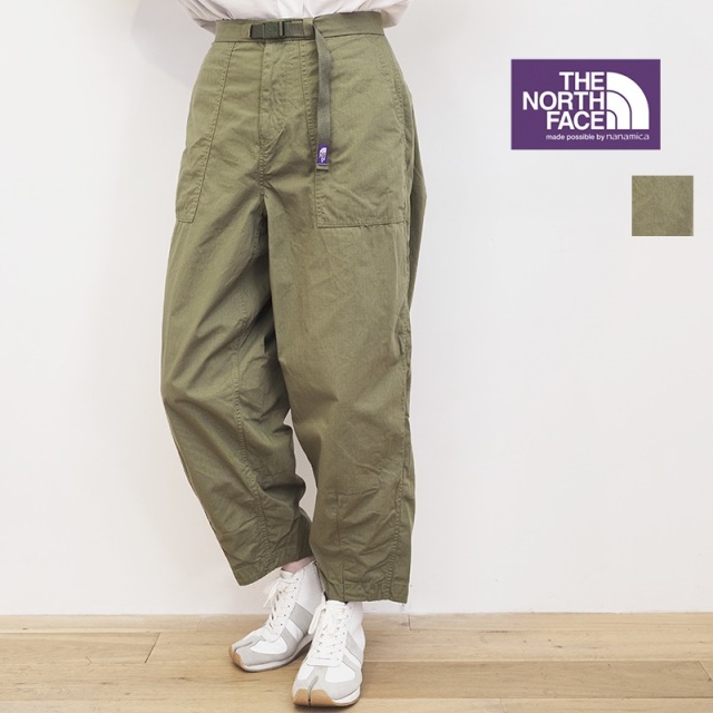 新品未使用 ノースフェイスパープルレーベル クロップドパンツ
