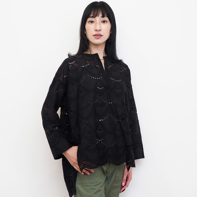 2025aw新作 ファッション ne Quittez pas コットンボイル刺繍カット